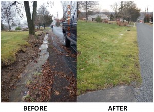 Webber Rd Before and after 2